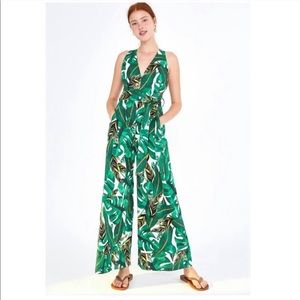 NWT FARM RIO Halter Jumpsuit XS
